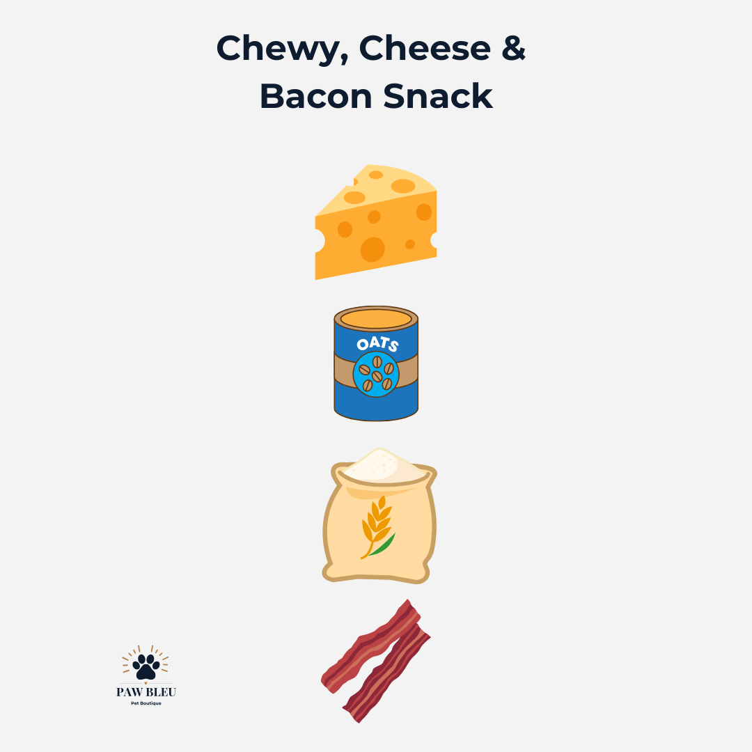 πΎ Cheddar Bacon Bites (Savory & Cheesy Paws) π§π₯