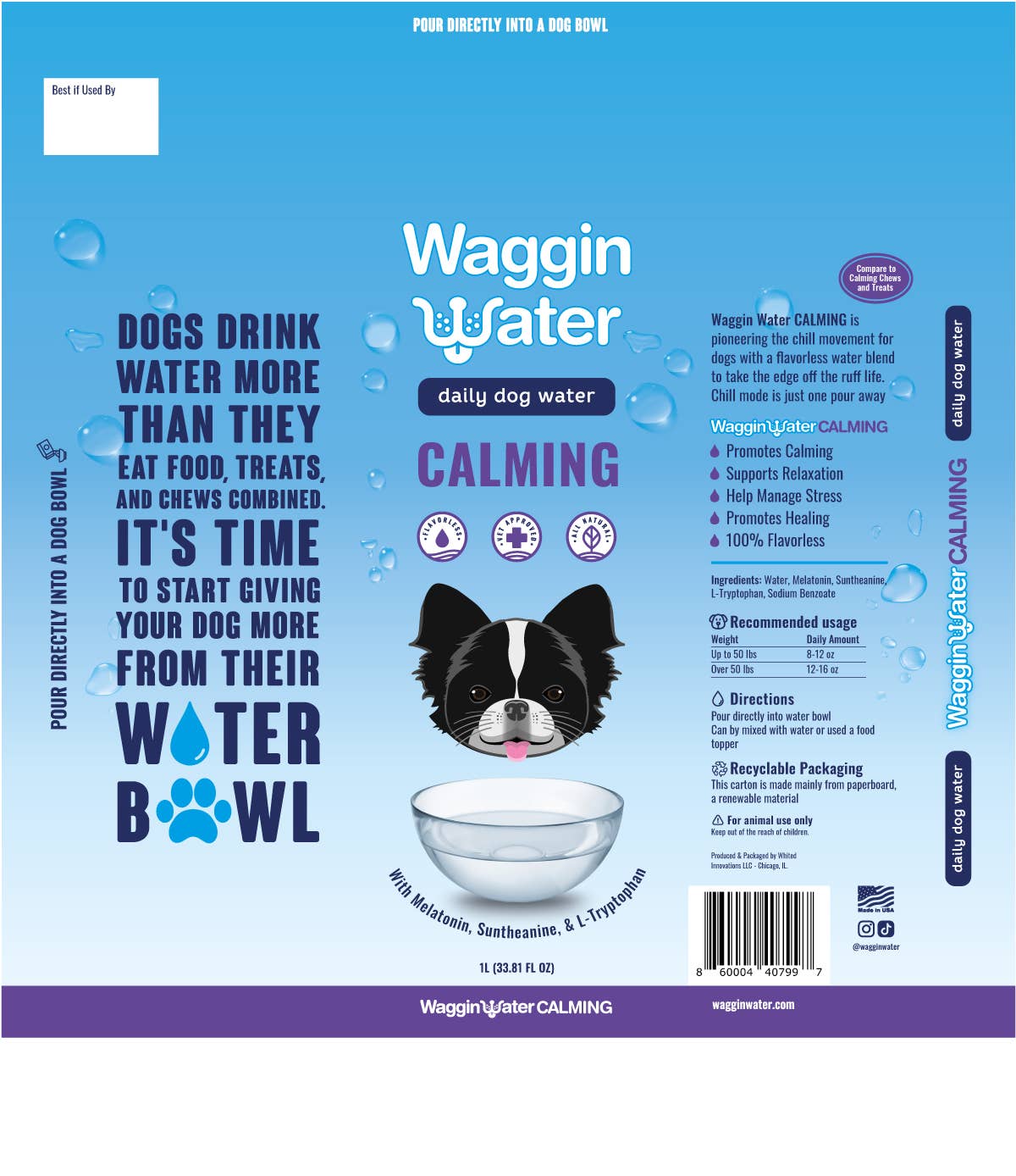 Waggin Water Dog Infused Water Supplement