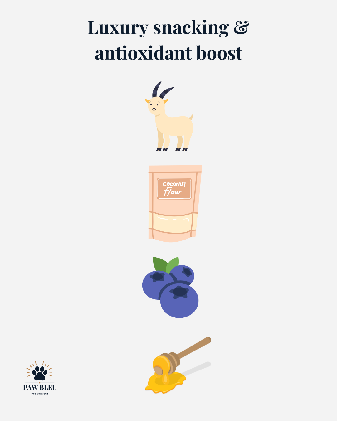 🐾 Blueberry & Goat Cheese “Love Bites”