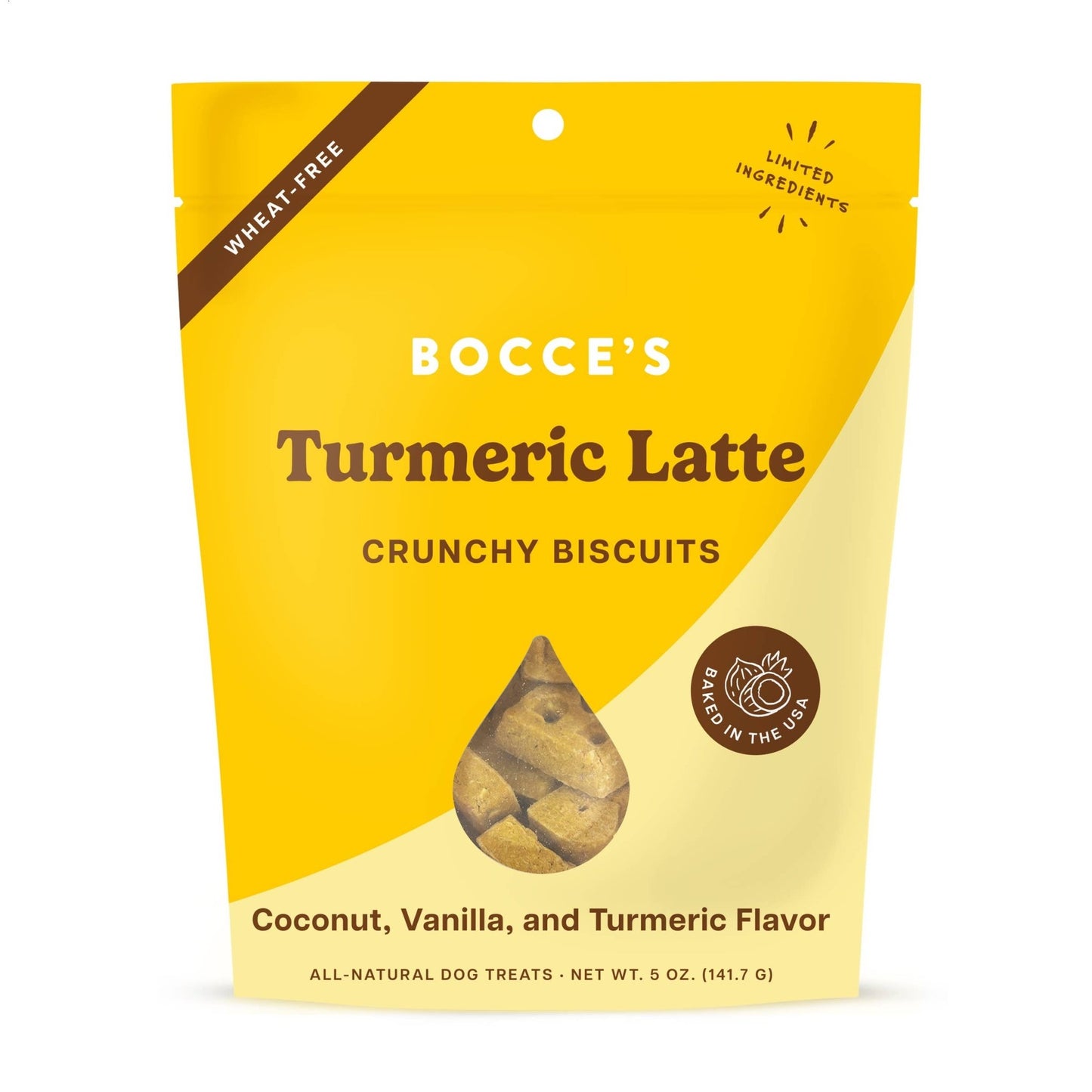 Coconut & Turmeric Wellness Biscuits for Dogs byBocce's - Paw Bleu