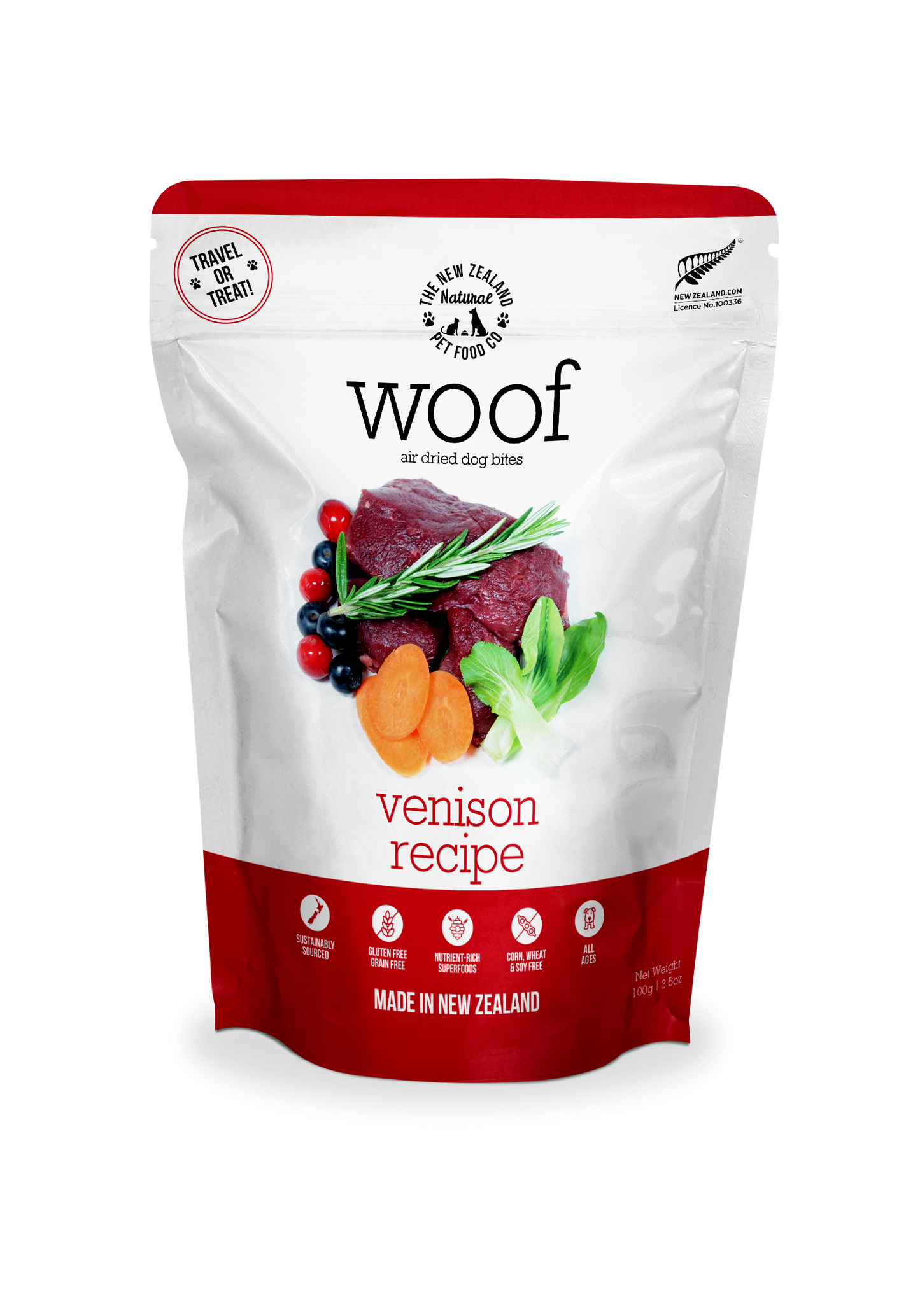 WOOF Wild Venison Air-Dried Dog Food