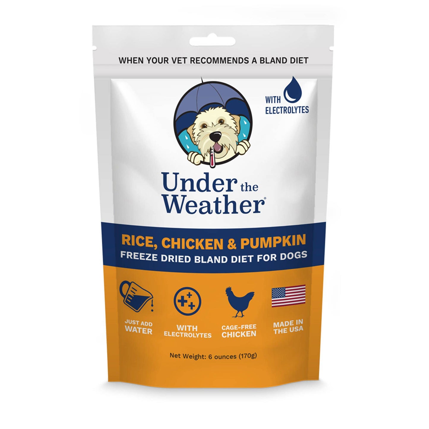 Under the Weather Rice, Chicken & Pumpkin Flavor Freeze-Dried Dog Food