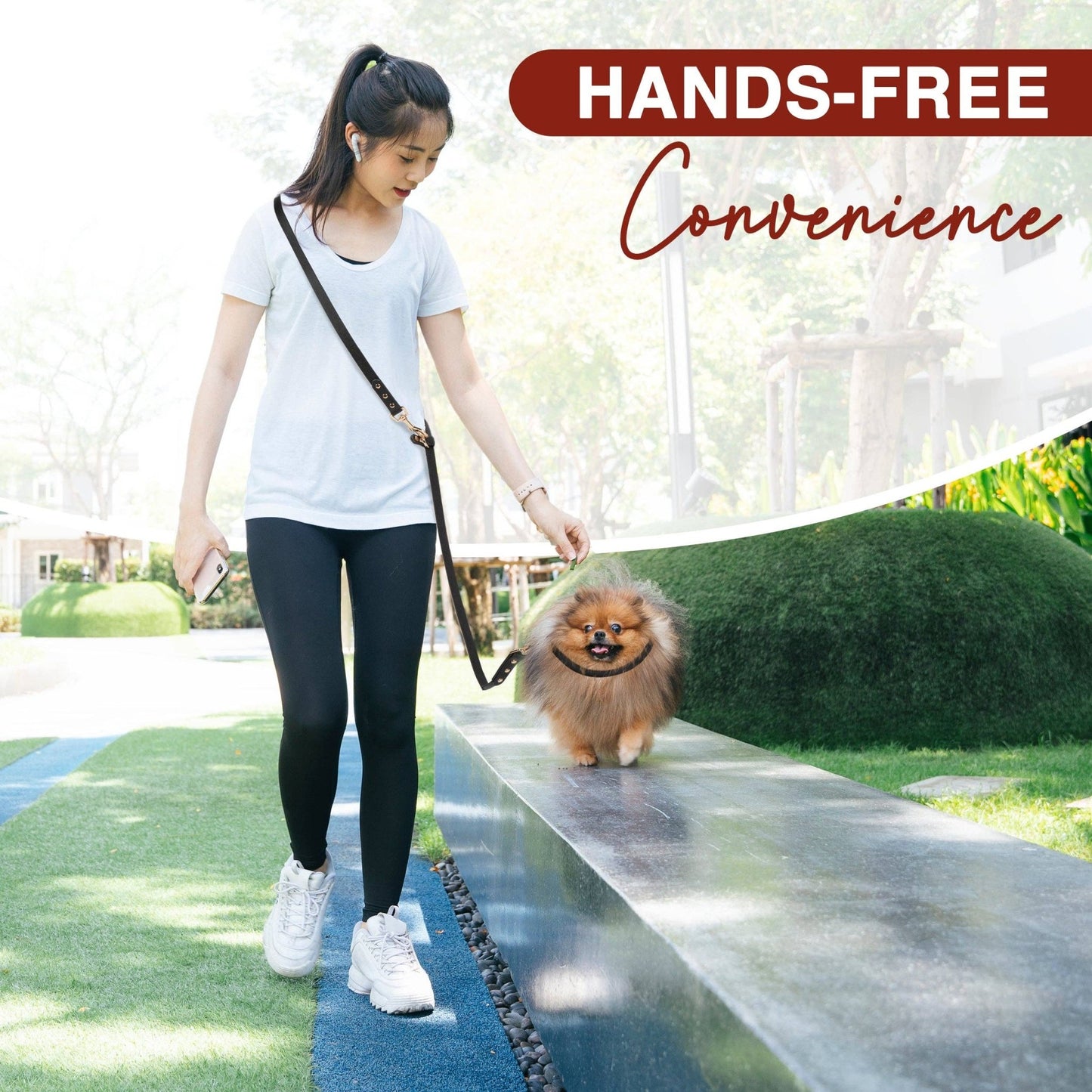 Hands - Free Dog Leash – Stylish, Functional, and Convenient - Paw Bleu