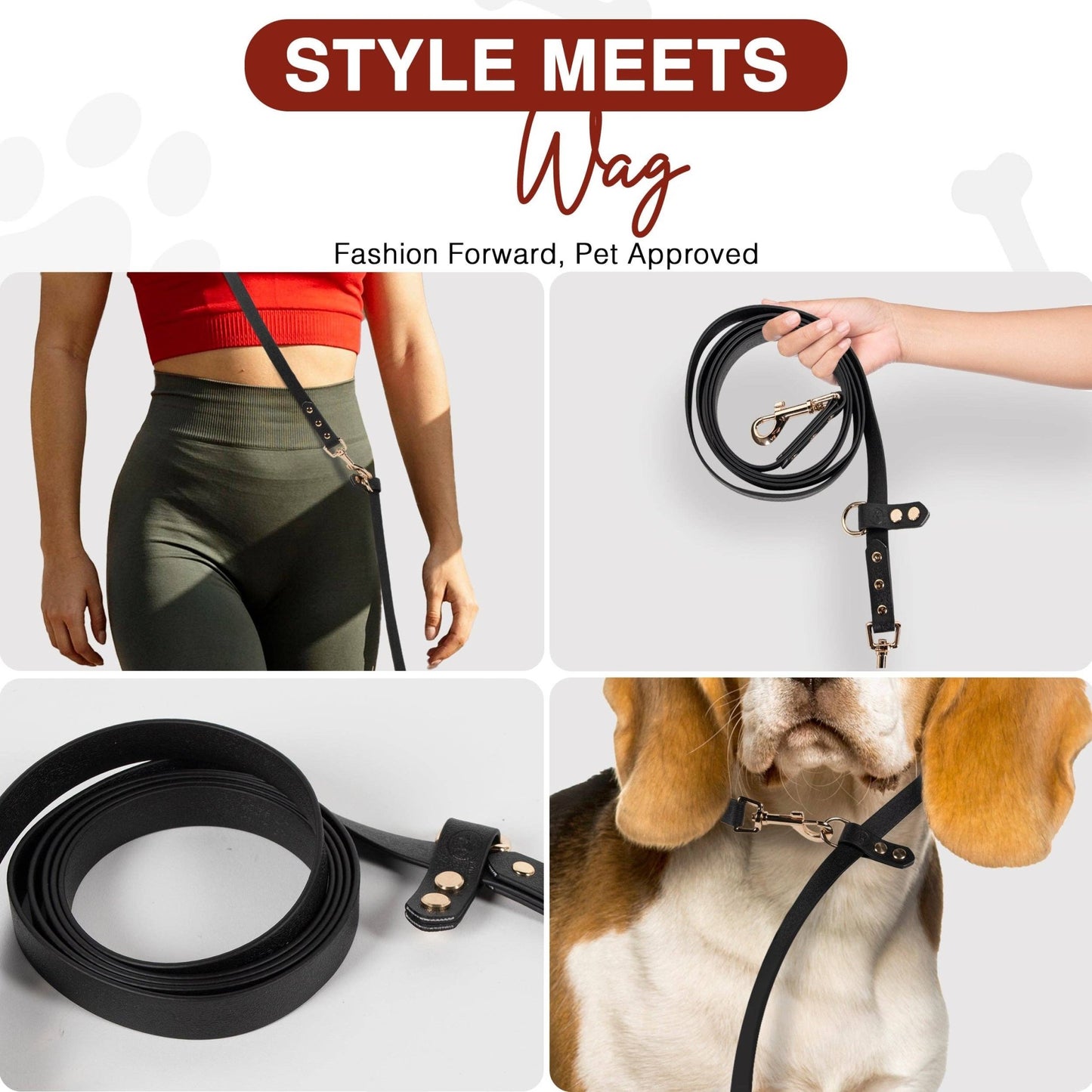 Hands - Free Dog Leash – Stylish, Functional, and Convenient - Paw Bleu