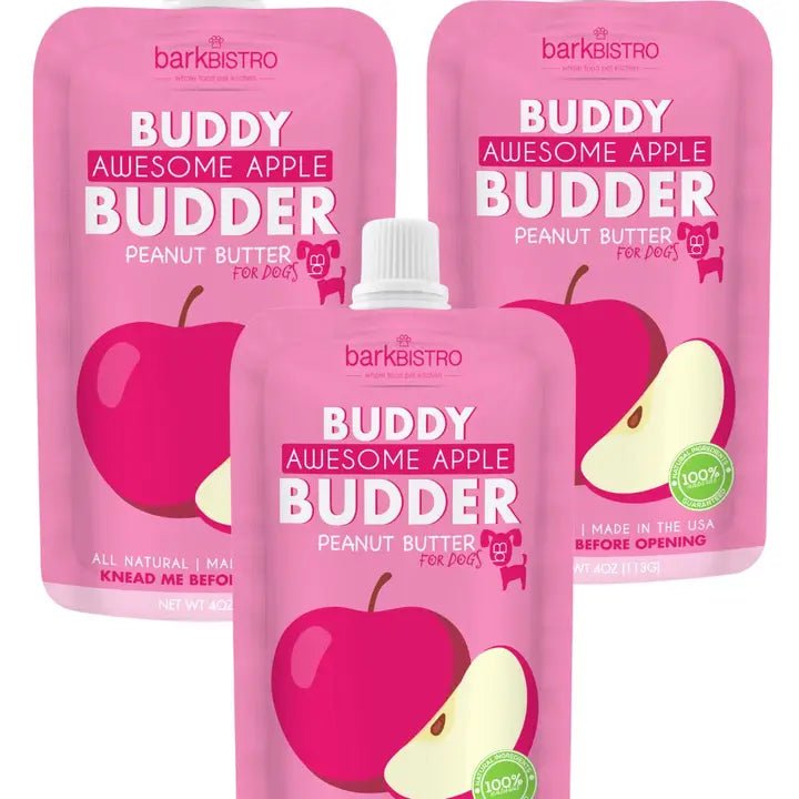 Healthy Dog Peanut Butter Squeeze Packs - Paw Bleu