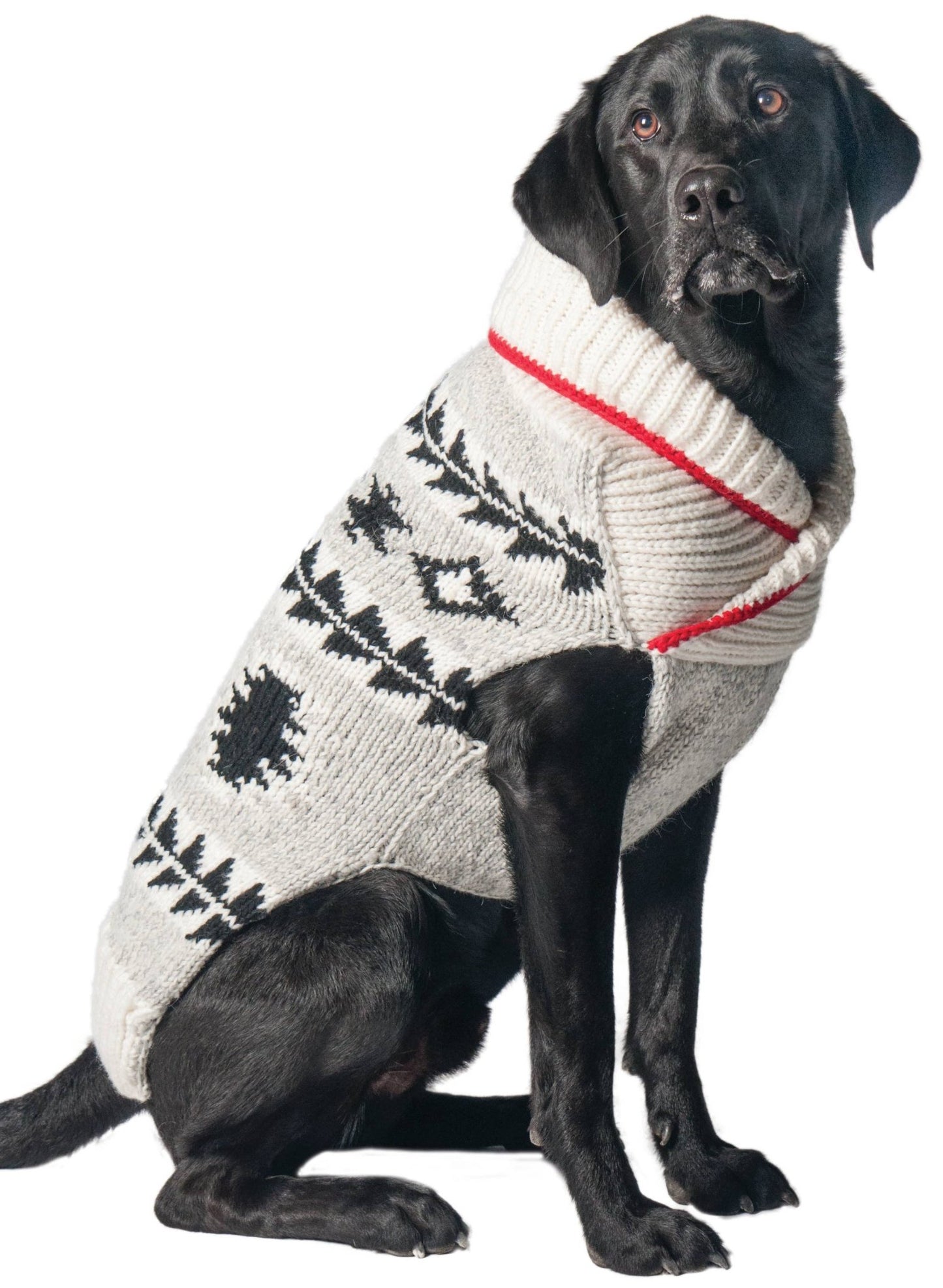 Unisex Hand - Knit Wool & Alpaca Dog Sweater - Paw Bleu