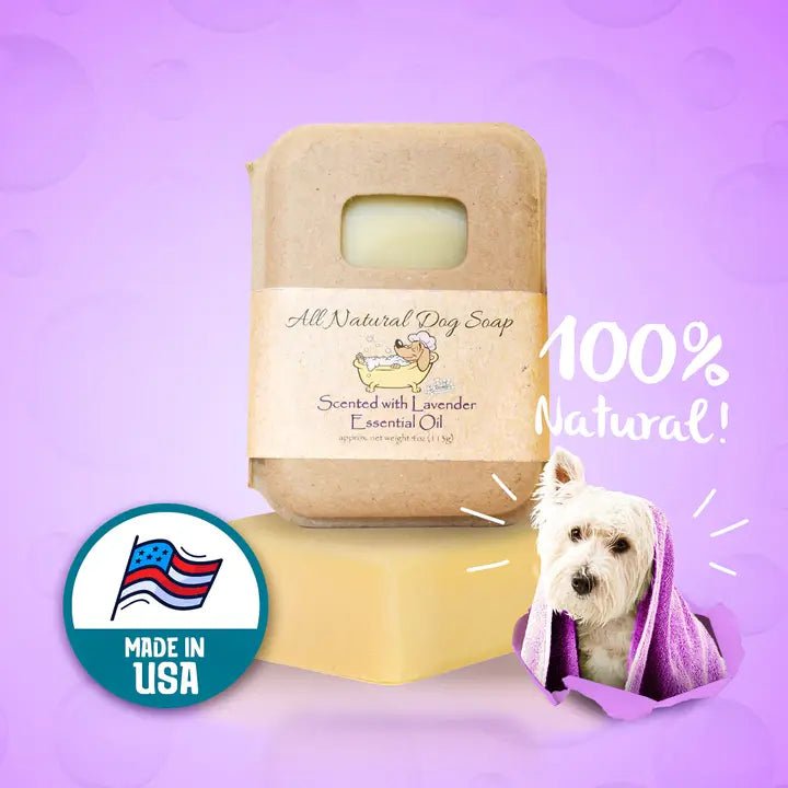 All Natural Dog Shampoo Bar - Variety of Scent Options - Paw Bleu