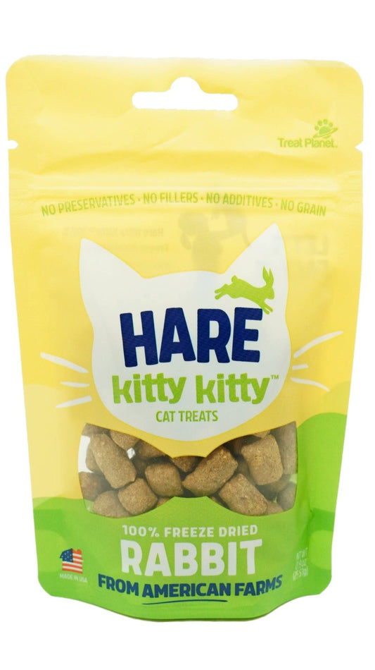 Hare Kitty Kitty™ 100% Freeze - Dried Rabbit Treats for Cats - Paw Bleu