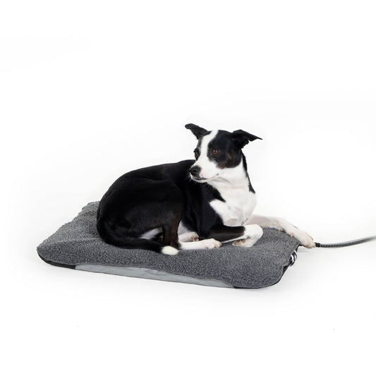 K&H Pet Products Lectro - Soft Outdoor Heated Pet Bed Medium - Paw Bleu